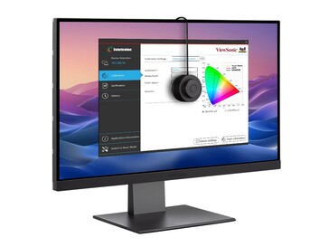 Zijaanzicht van de monitor Zijaanzicht van de monitor