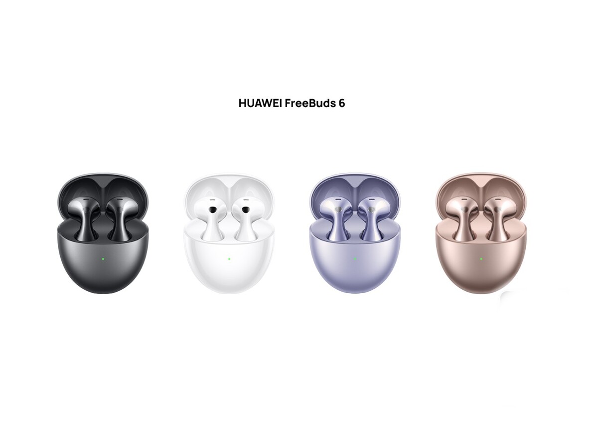 Kleuren van Huawei FreeBuds 6 Kleuren van Huawei FreeBuds 6