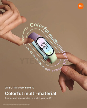 Xiaomi Smart Band 10 - achterkant Xiaomi Smart Band 10 - achterkant