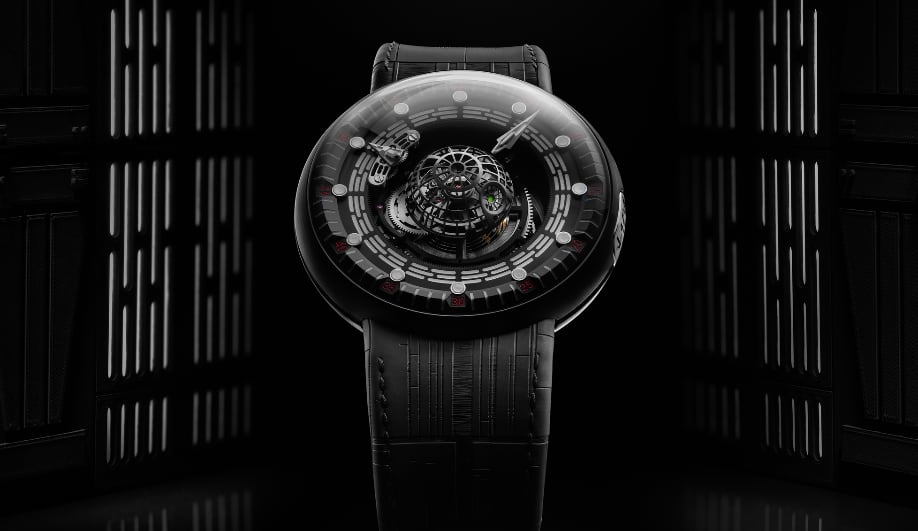 Een Death Star-horloge Een Death Star-horloge