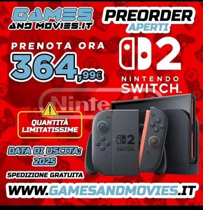 Promotieposter Nintendo Switch 2 Promotieposter Nintendo Switch 2