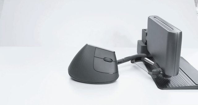 Illustratie van de MinVerse 3D tactiele muis
