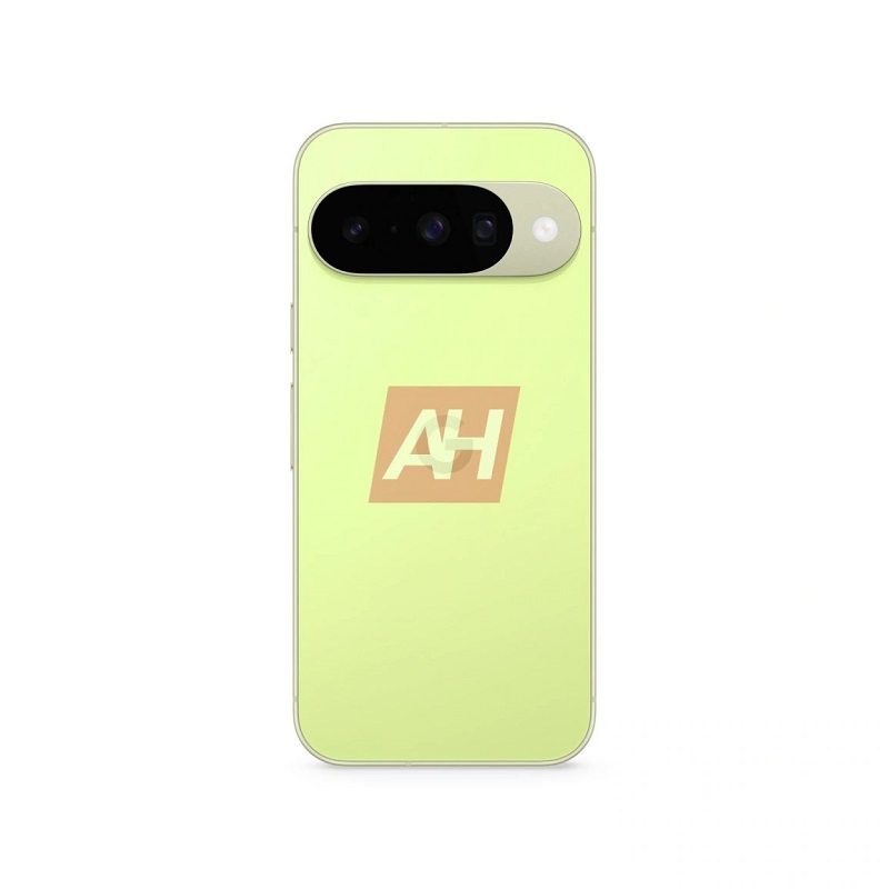 Een render van het basismodel van de Pixel 10 in Limoncello kleur Een render van het basismodel van de Pixel 10 in Limoncello kleur
