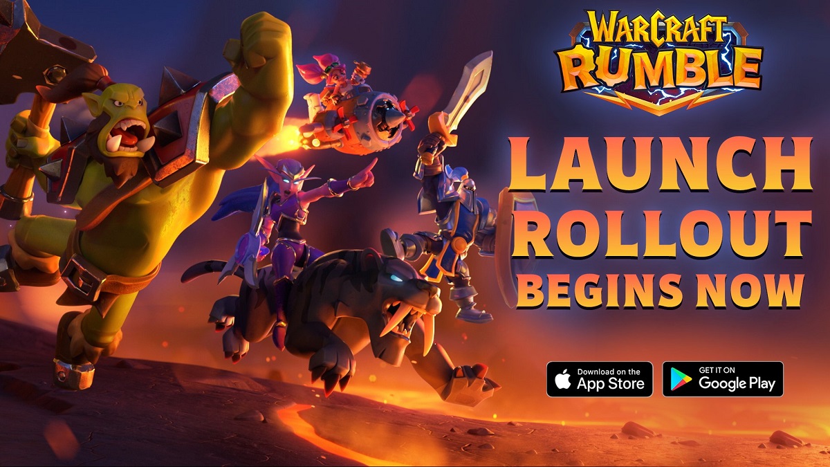 Het voorwaardelijk gratis mobiele spel Warcraft Rumble is nu beschikbaar in de App Store en Google Play. Het voorwaardelijk gratis mobiele spel Warcraft Rumble is nu beschikbaar in de App Store en Google Play.