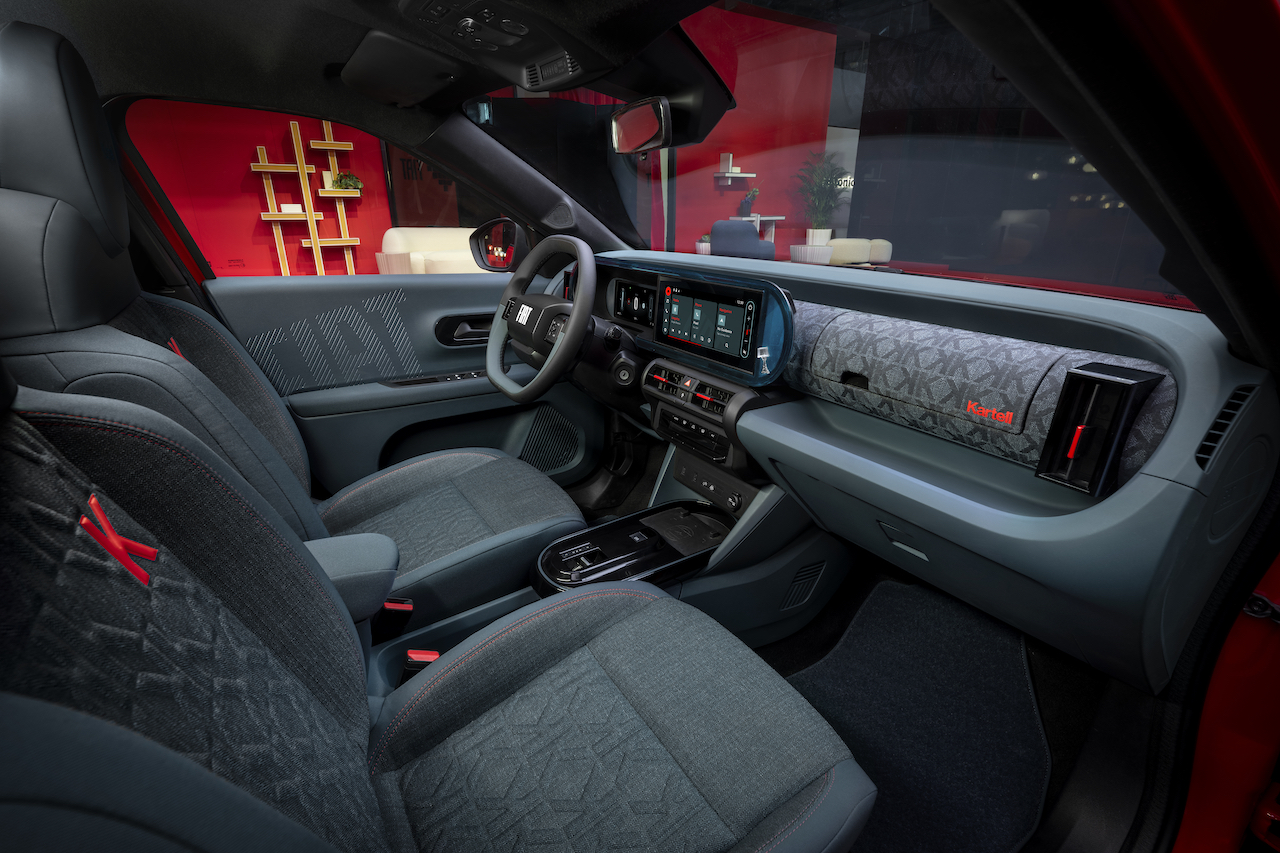 Ecological materials in the Fiat Grande Panda Kartell Ecological materials in the Fiat Grande Panda Kartell