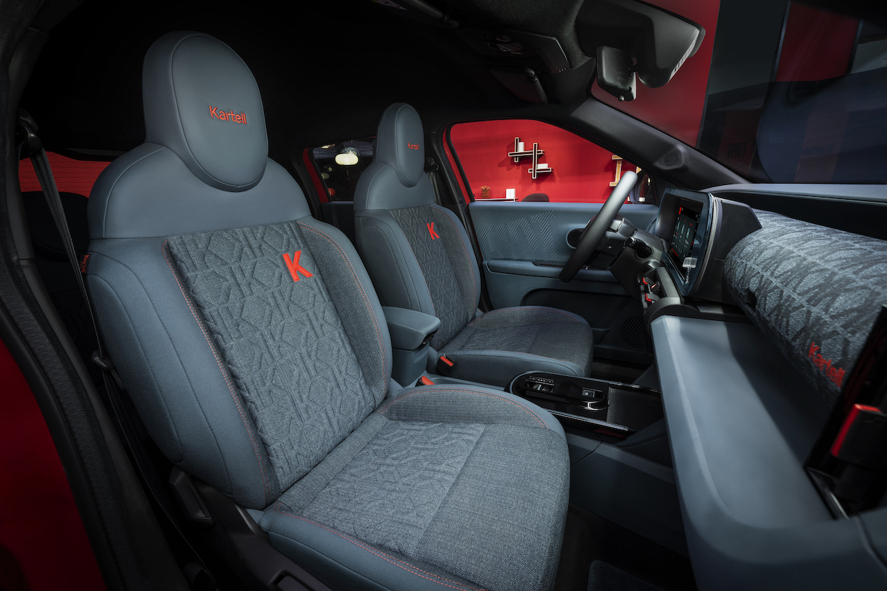 Interior of the Fiat Grande Panda Kartell Interior of the Fiat Grande Panda Kartell