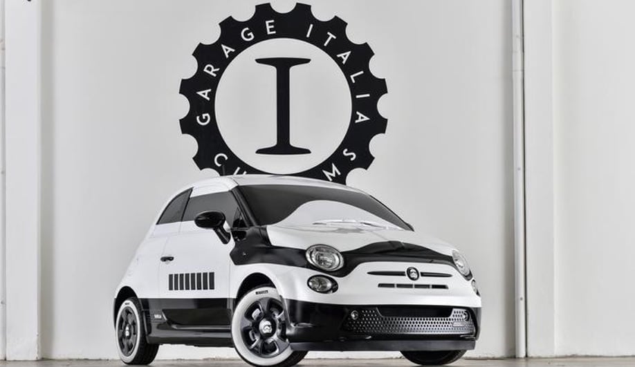Fiat 500 in Stormtrooper stijl Fiat 500 in Stormtrooper stijl