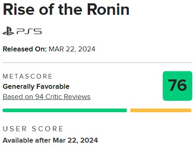 Een goed spel dat zoveel beter had kunnen zijn: critici hebben hun lof gereserveerd voor Rise of the Ronin-2 Een goed spel dat zoveel beter had kunnen zijn: critici hebben hun lof gereserveerd voor Rise of the Ronin-2