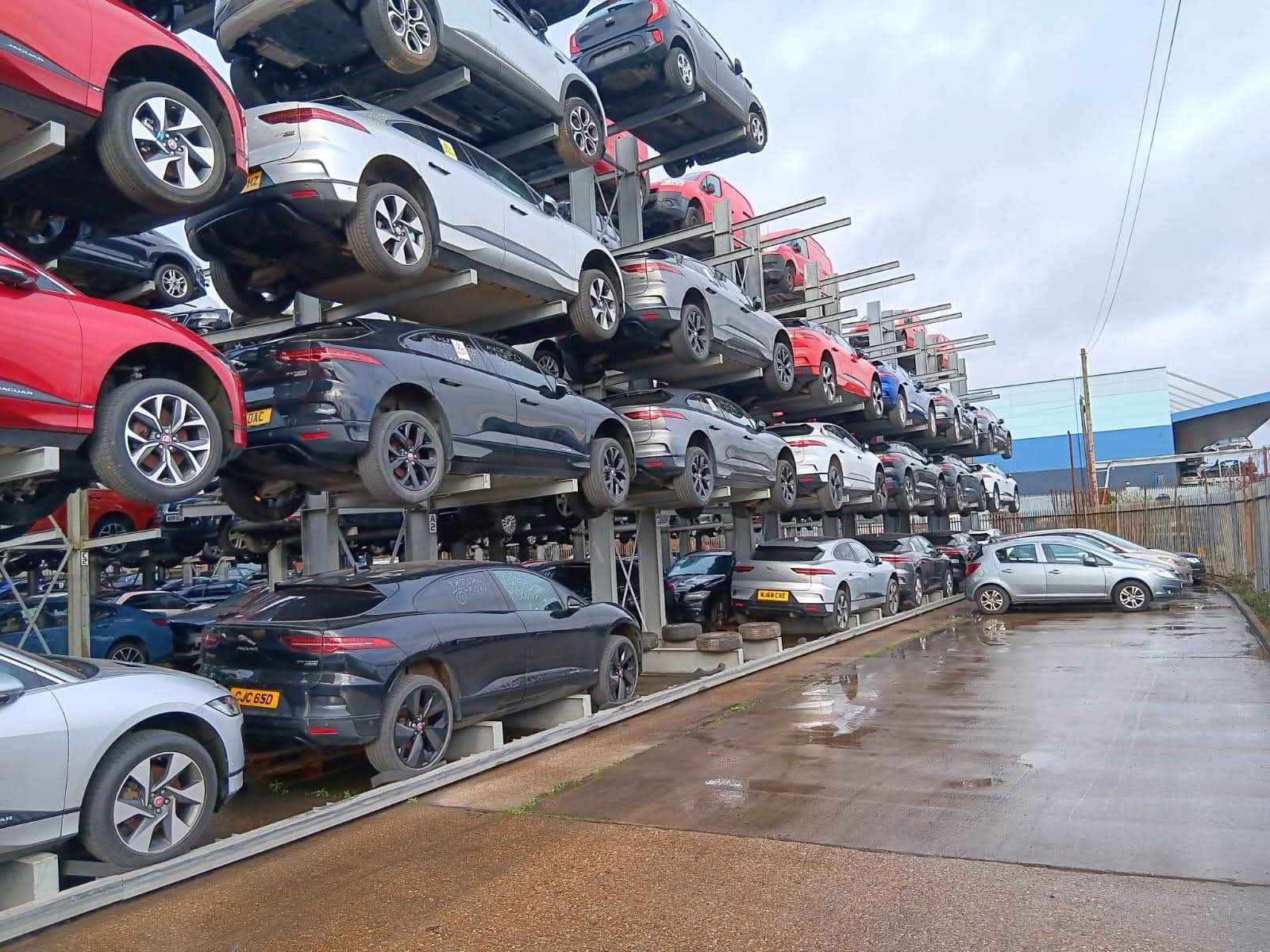 Jaguar I-Pace, in afwachting van verwijdering Jaguar I-Pace, in afwachting van verwijdering