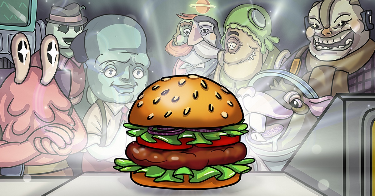Kook een hamburger voor de aliens: een gratis giveaway van roguelite actiegame Godlike Burger is gelanceerd op EGS Kook een hamburger voor de aliens: een gratis giveaway van roguelite actiegame Godlike Burger is gelanceerd op EGS
