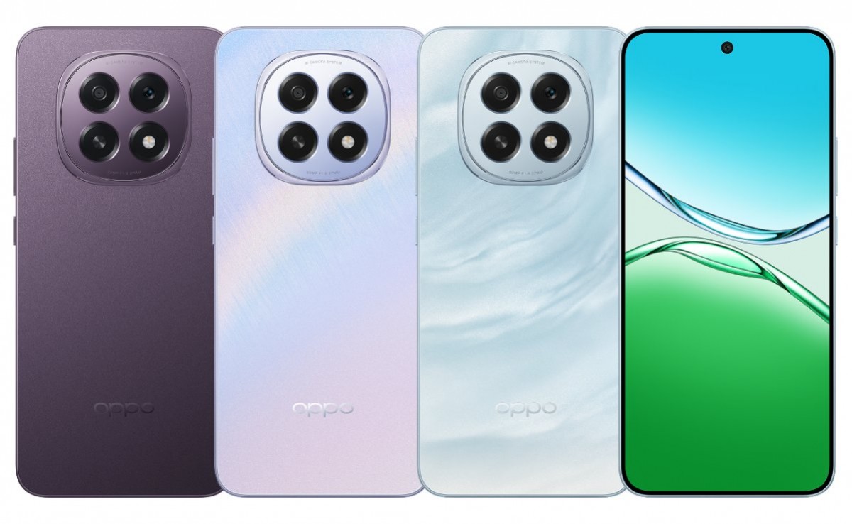 Oppo A5 smartphone Oppo A5 smartphone. Illustratie: Oppo
