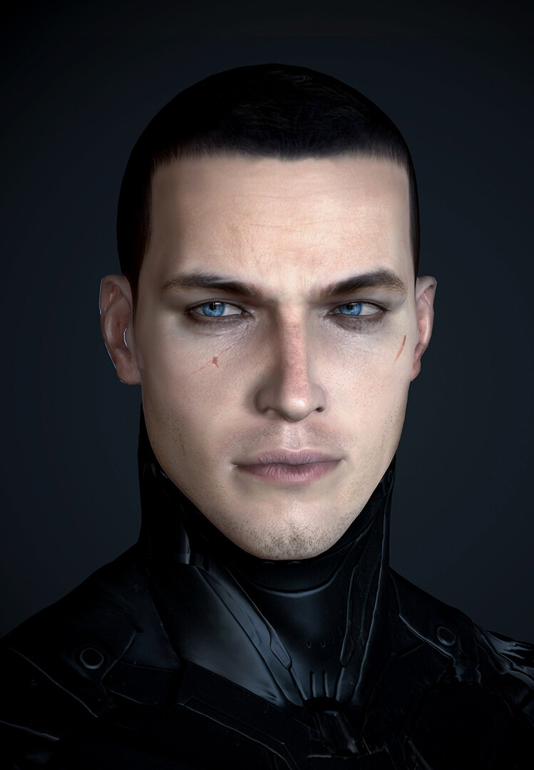 Conceptkunst van senior Bruce Wayne Conceptkunst van senior Bruce Wayne