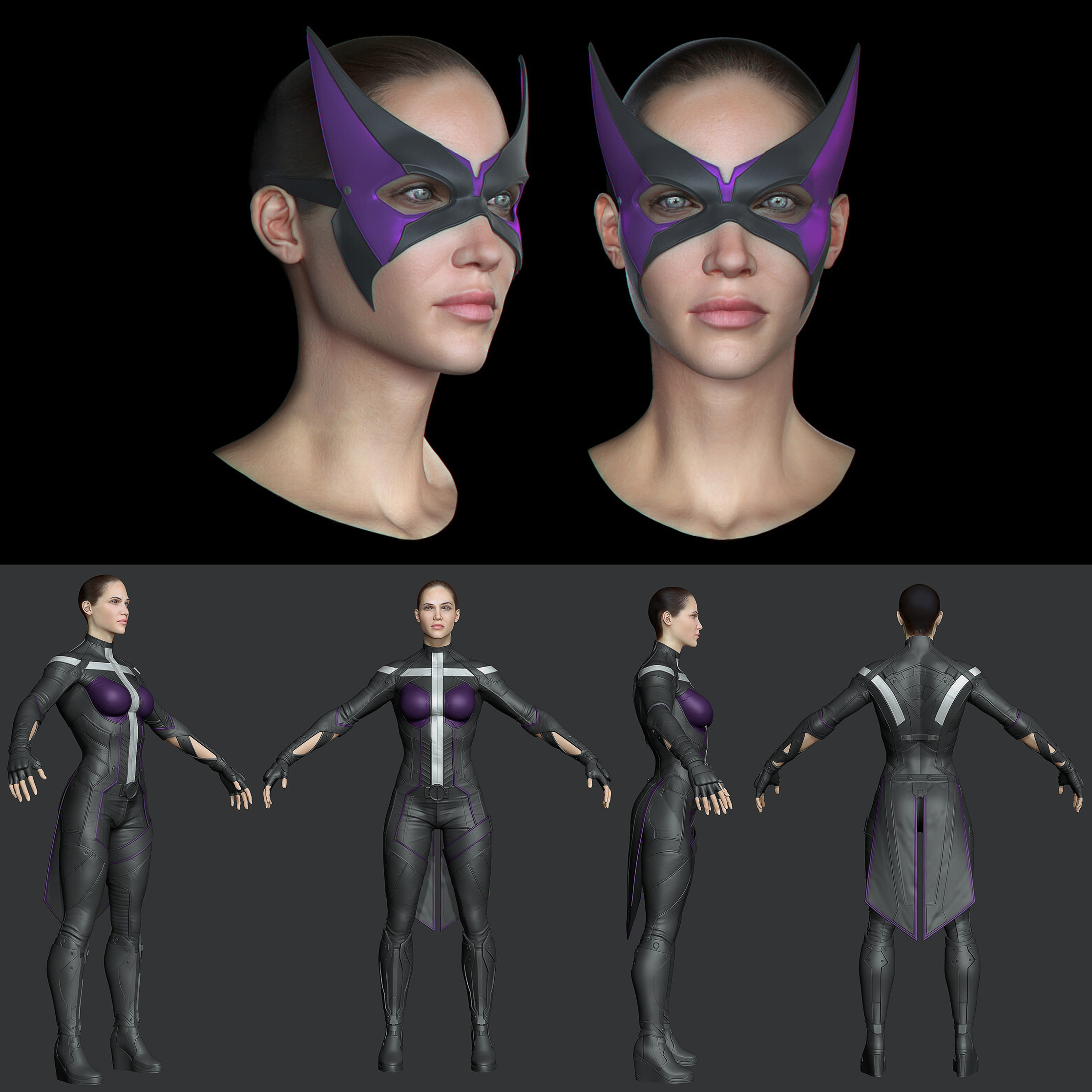 Conceptkunst van een mogelijke Damian Wayne in een Batman-costuum Conceptkunst van een mogelijke Damian Wayne in een Batman-costuum