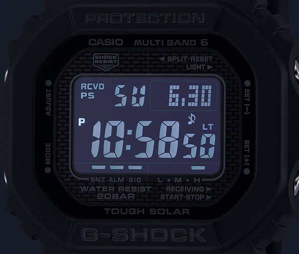 GW-5000HS-1ER zwart model