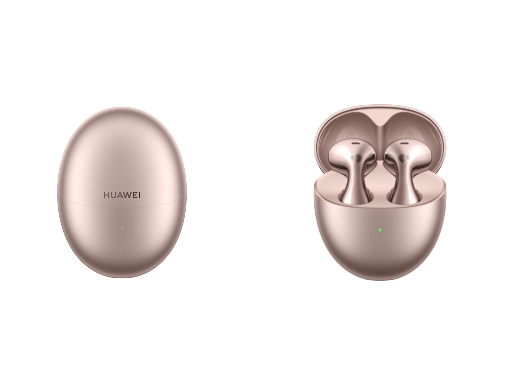 Huawei FreeBuds 6 in Roségouden kleur Huawei FreeBuds 6 in Roségouden kleur