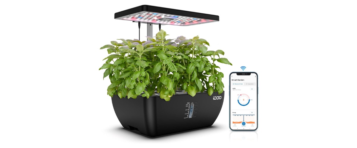 iDOO 12-Pod WiFi hydrocultuur kweeksysteem iDOO 12-Pod WiFi hydrocultuur kweeksysteem