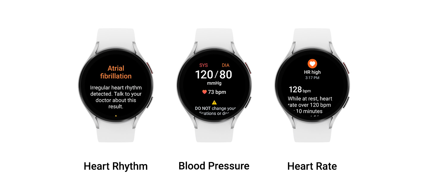 Gezondheidsfuncties in een smartwatch Gezondheidsfuncties in de Galaxy Watch-serie smartwatches