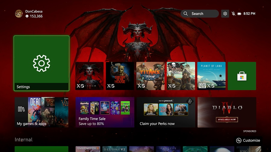 Gratis dynamisch thema geïnspireerd op Diablo IV beschikbaar voor Xbox Series-consoles-2 Gratis dynamisch thema geïnspireerd op Diablo IV beschikbaar voor Xbox Series-consoles-2