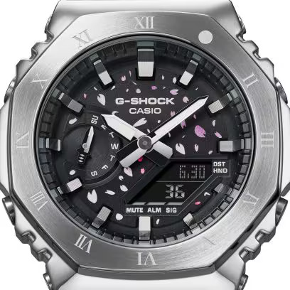 G-Shock GM-2100TTTR-8A horloge met sakuraverloop G-Shock GM-2100TTTR-8A horloge met sakuraverloop