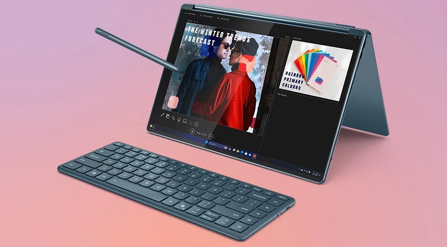 Werken met bewegingen op de Yoga Book 9i Werken met bewegingen op de Yoga Book 9i