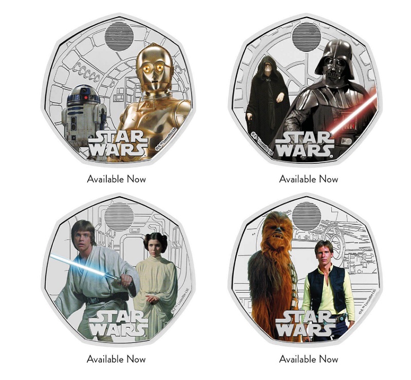 Een koninklijk cadeau voor Star Wars fans: de UK Mint heeft een numismatische collectie uitgebracht met personages uit de iconische filmsaga-2 Een koninklijk cadeau voor Star Wars fans: de UK Mint heeft een numismatische collectie uitgebracht met personages uit de iconische filmsaga-2