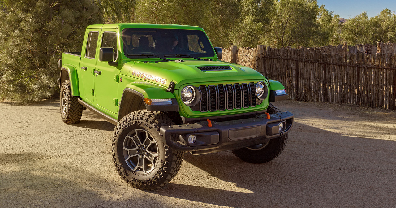 Jeep Gladiator in de kleur Mojito Green