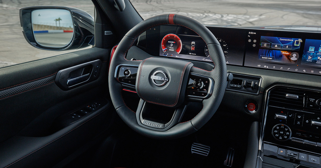 Interieur van de Nissan Armada NISMO Interieur van de Nissan Armada NISMO