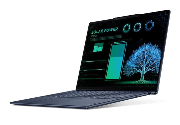 Lenovo ultradunne Yoga-laptop met zonnepaneel Lenovo ultradunne Yoga-laptop met zonnepaneel