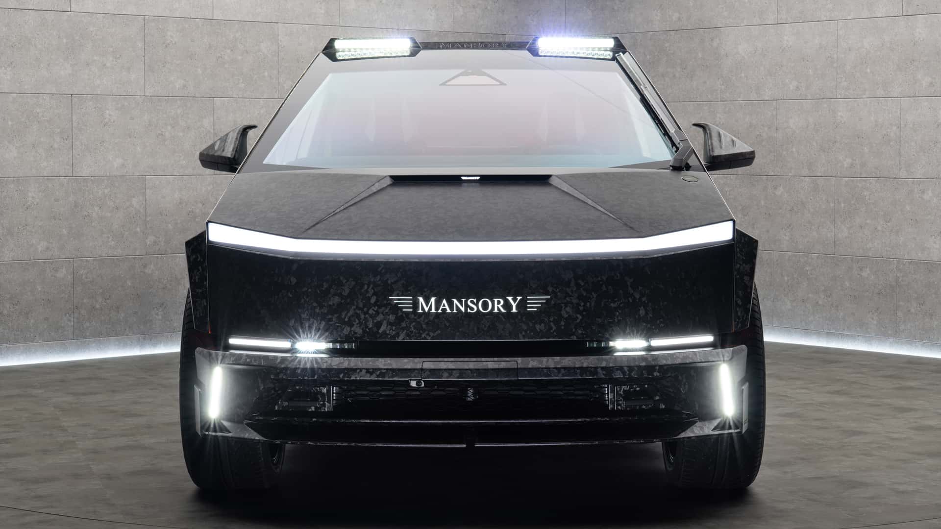 Mansory Verlenging Tesla Cybertruck Zijaanzicht