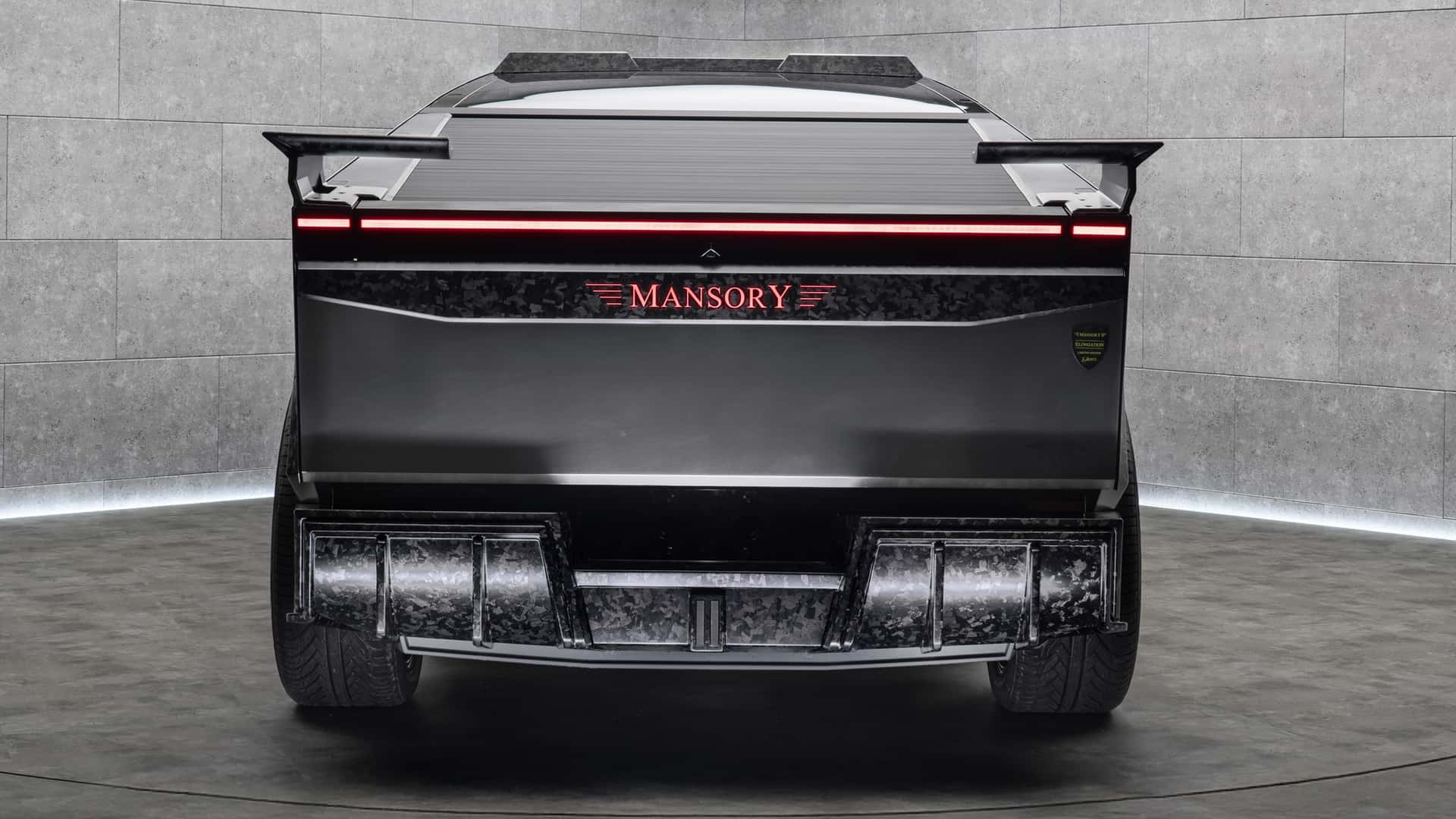 Mansory Verlenging Tesla Cybertruck Close-up