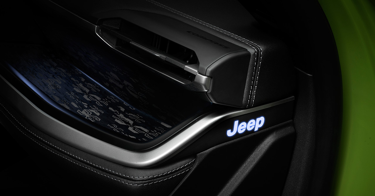 Interieur van de Jeep Compass First Edition Interieur van de Jeep Compass First Edition