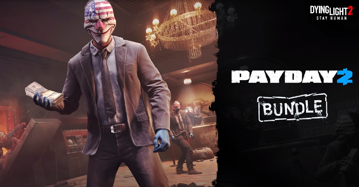 Zombies, maskers en diamanten: Dying Light 2: Stay Human is begonnen aan crossover met populaire misdaadshooter Payday 2