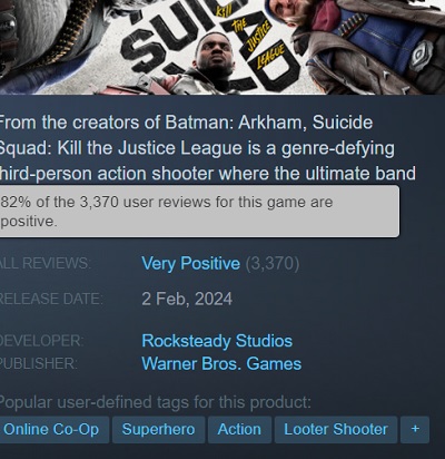 De uitkomst is voorspelbaar: experts bekritiseerden Suicide Squad Kill The Justice League en gaven de game een lage score-6 De uitkomst is voorspelbaar: experts bekritiseerden Suicide Squad Kill The Justice League en gaven de game een lage score-6
