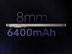 OnePlus 13R Illustratie OnePlus 13R batterij en dikte details