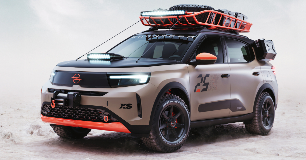 Opel Frontera Gravel - achterkant Opel Frontera Gravel - achterkant