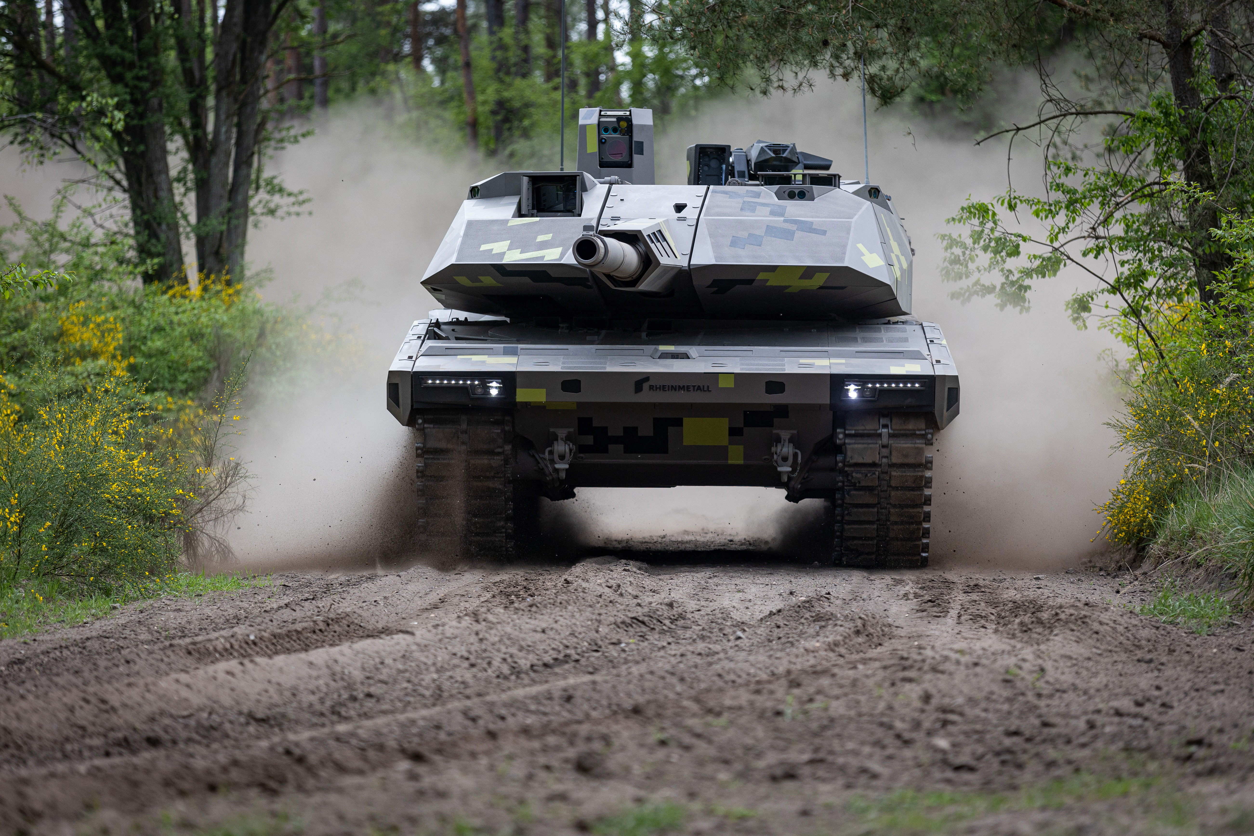 Rheinmetall Panther KF51 tank. Illustratie: Rheinmetall