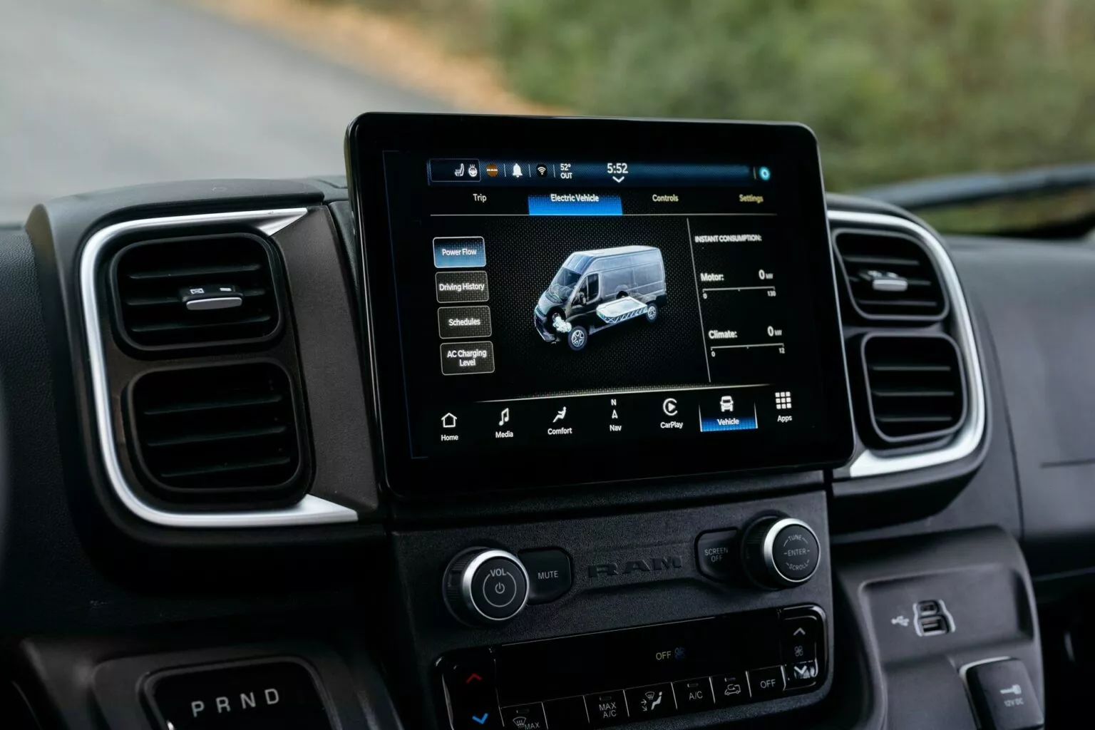 Ram ProMaster EV laadruimte Ram ProMaster EV laadruimte