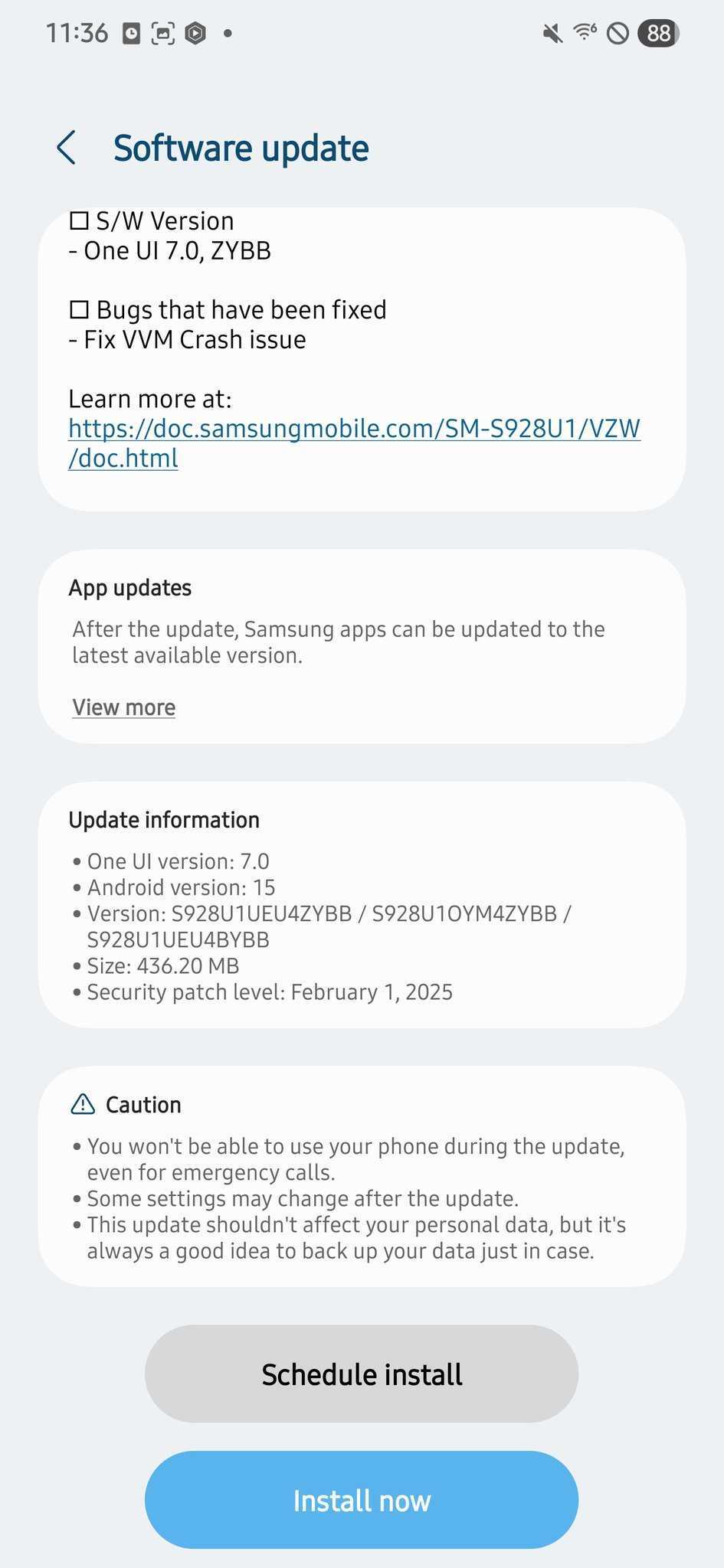 Samsung Galaxy S24 Ultra met One UI 7.0 update Samsung Galaxy S24 Ultra met One UI 7.0 update