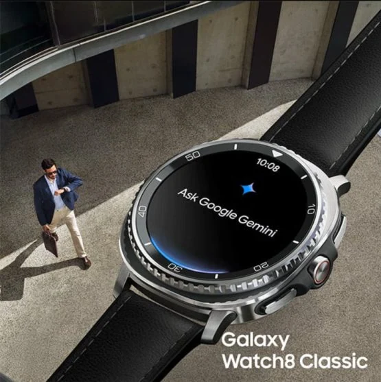 Samsung Galaxy Watch 8 Classic met Google Gemini-functie Samsung Galaxy Watch 8 Classic met Google Gemini-functie