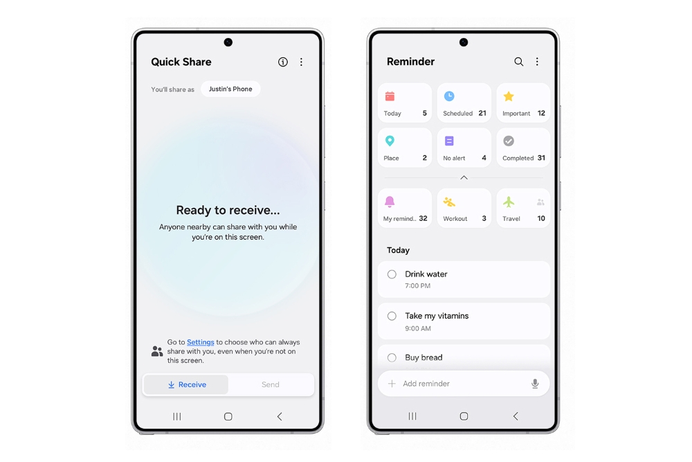 Screenshot van One UI 8 Screenshot van One UI 8. Illustratie: Samsung