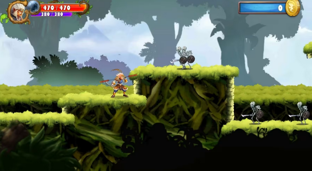 Screenshot van het spel Wukong Sun: Zwarte legende 3