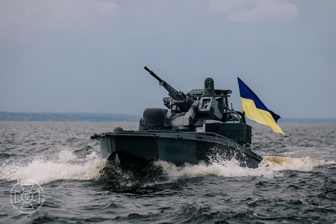 SSU toonde een nieuwe generatie zee-baby-marine-drones: nu met een machinegeweer en MLRS (video) Bijgewerkte Sea Baby marine-drone