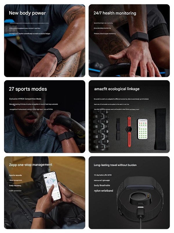 Amazfit Helio Strap Fitness Tracker Amazfit Helio Strap Fitness Tracker