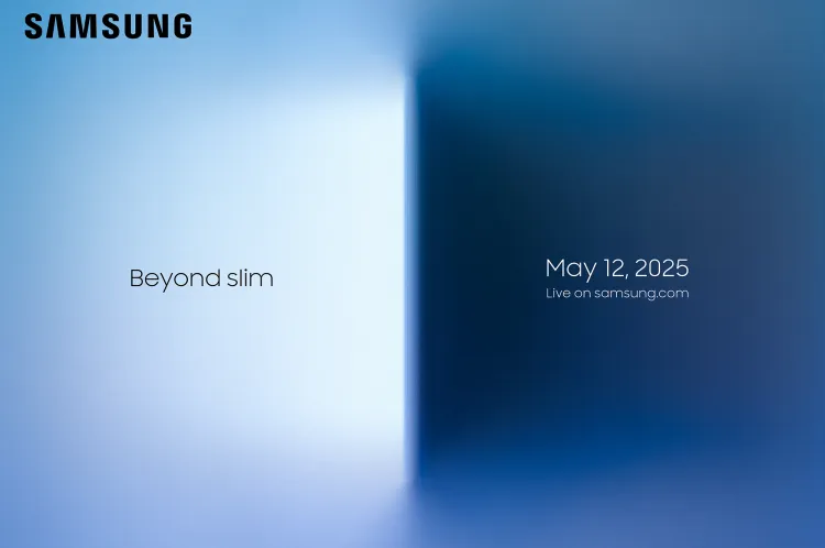 Galaxy S25 Edge presentation teaser Galaxy S25 Edge presentation teaser