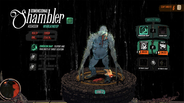 Gameplaybeelden van Cthulhu Keeper Gameplaybeelden van Cthulhu Keeper
