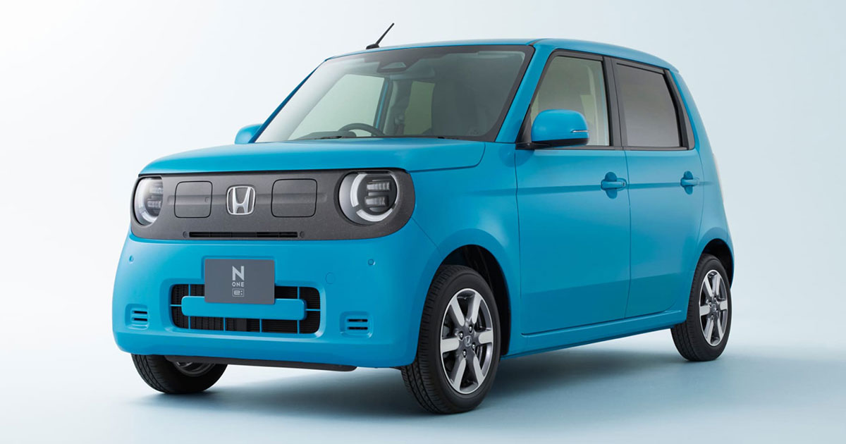 Honda N-One e: vooraanzicht Honda N-One e: vooraanzicht