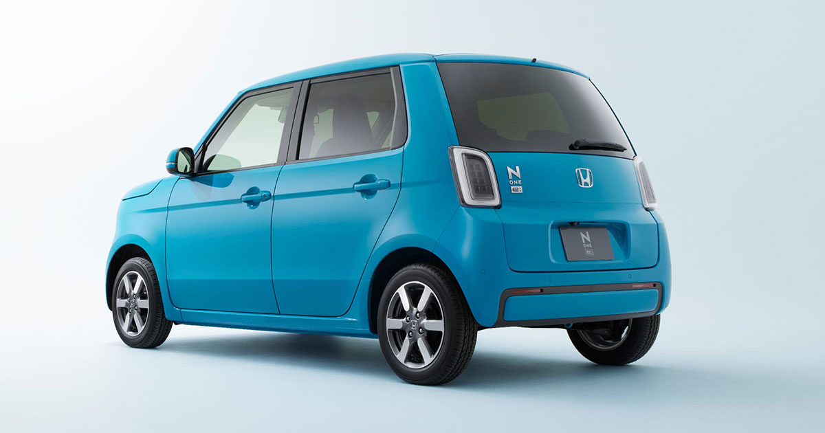 Honda N-One e: zijaanzicht Honda N-One e: zijaanzicht