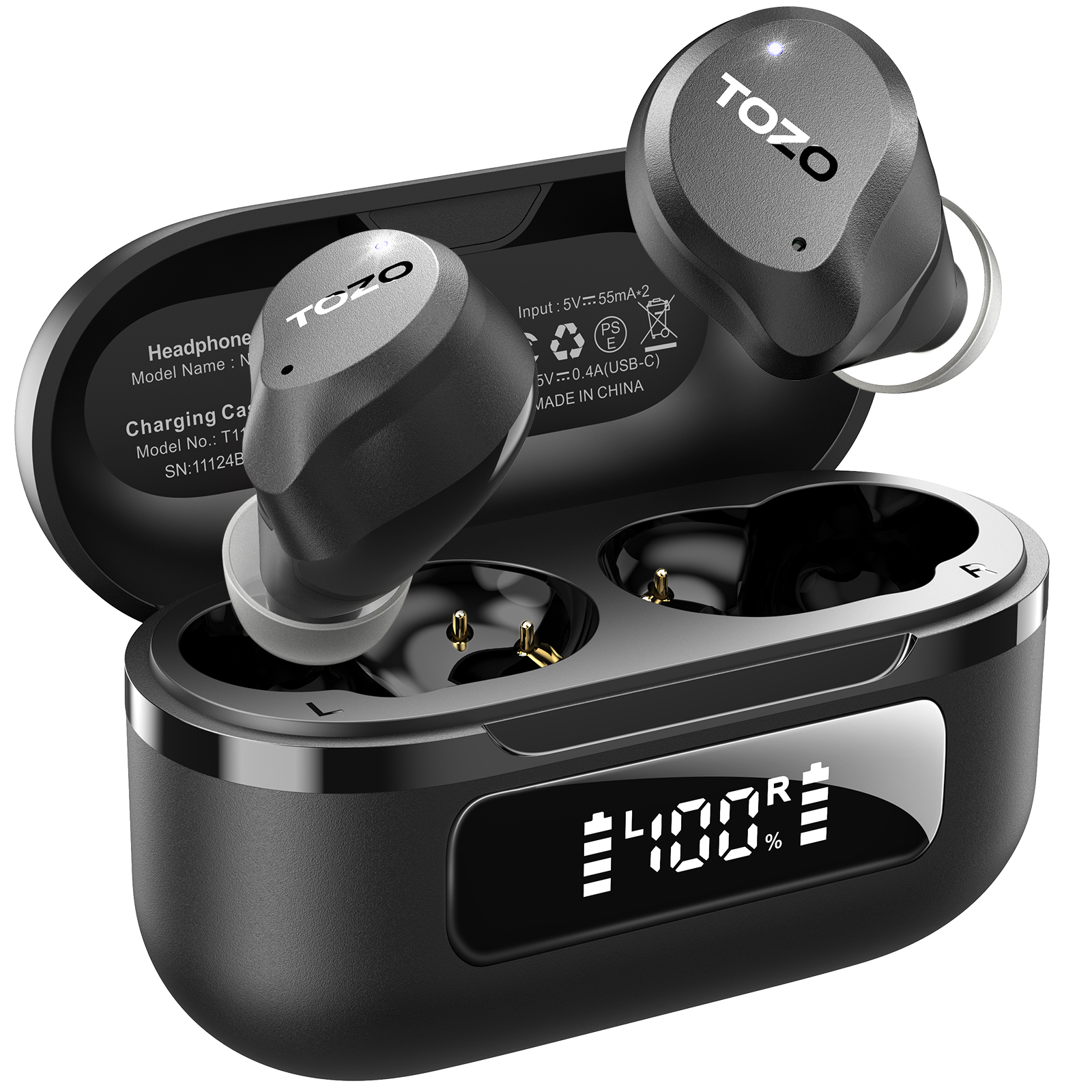 TOZO NC9 hoofdtelefoon TOZO NC9 hoofdtelefoon