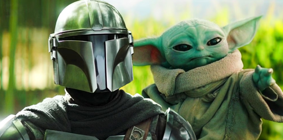 De officiële poster voor de Mandalorian en Grogu film