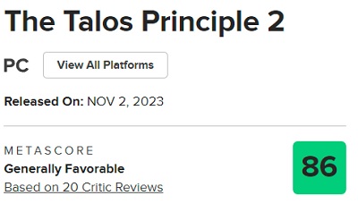 Een prachtig puzzelspel met diepe betekenis: critici zijn lovend over The Talos Principle 2 en geven het spel hoge scores-3